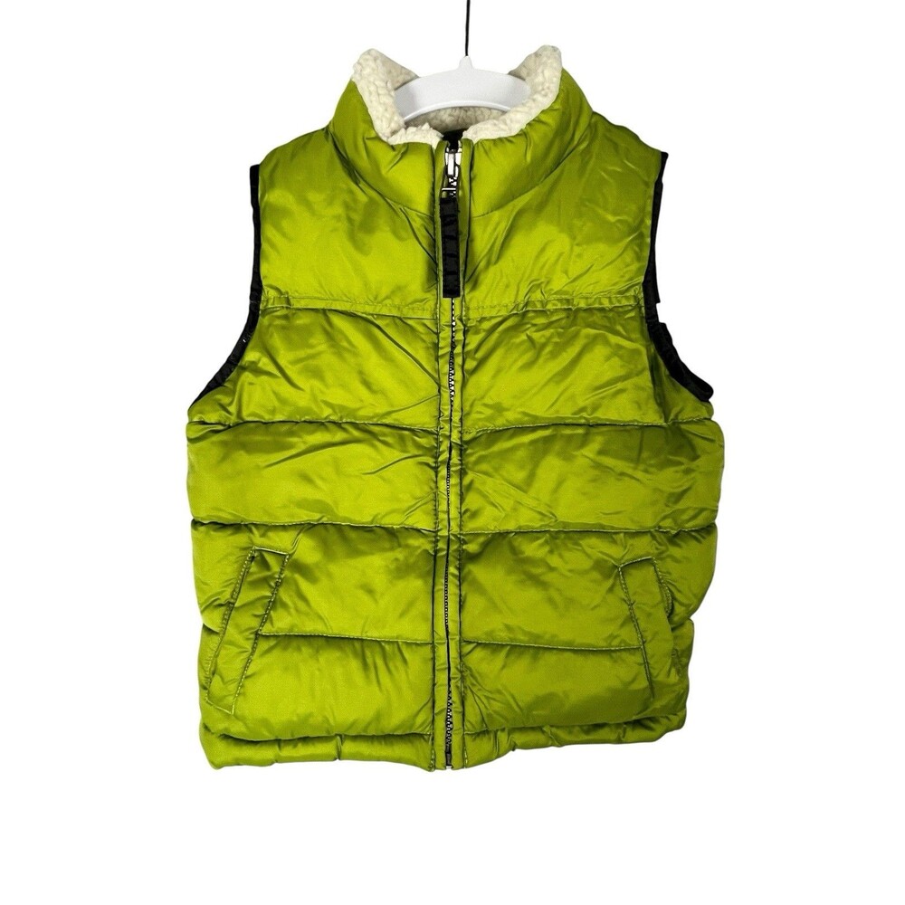Gymboree Jacket Vest Girls  Puffer Coat 2T-3T Green Quilted Puffer Sleeveless